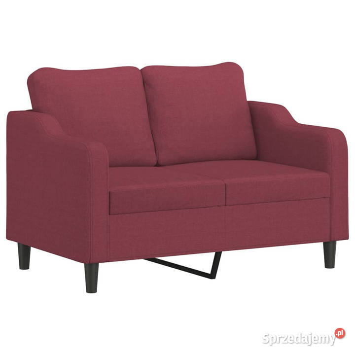Sofa 2osobowa winna czerwień 120 tapicerowana Sofy i kanapy mazowieckie Warszawa