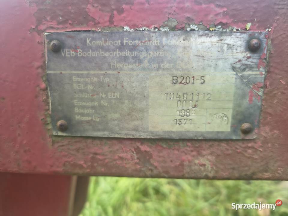 Pług zagonowy 5skibowy nieuszkodzony sprzedam