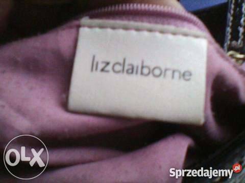 Torebka kuferek liz claiborne czarna imitacja Łódź