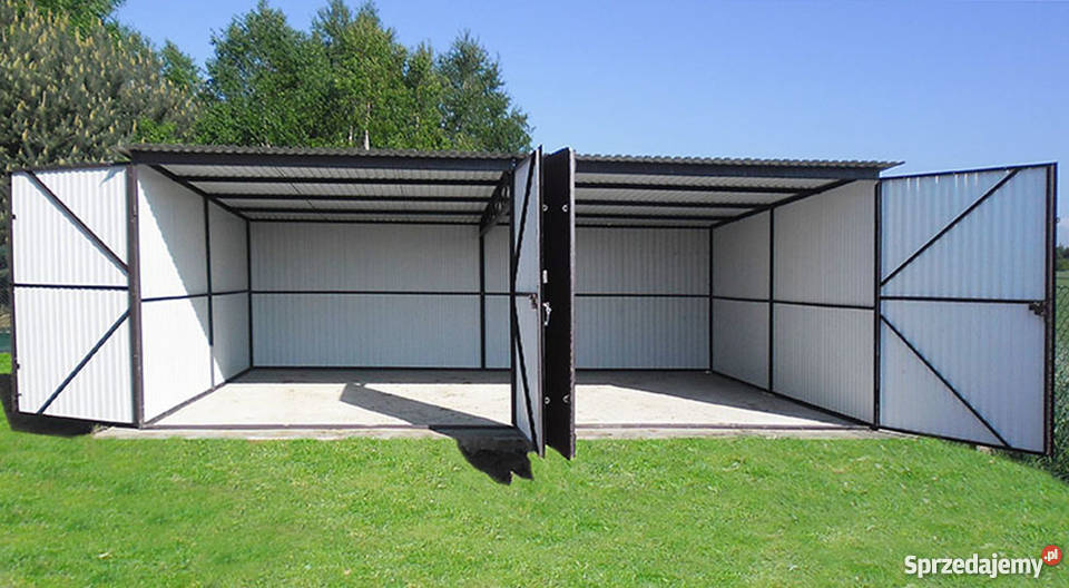 Garaże Blaszane 6x5 Brąz garaż blaszaki Lublin Nieruchomości