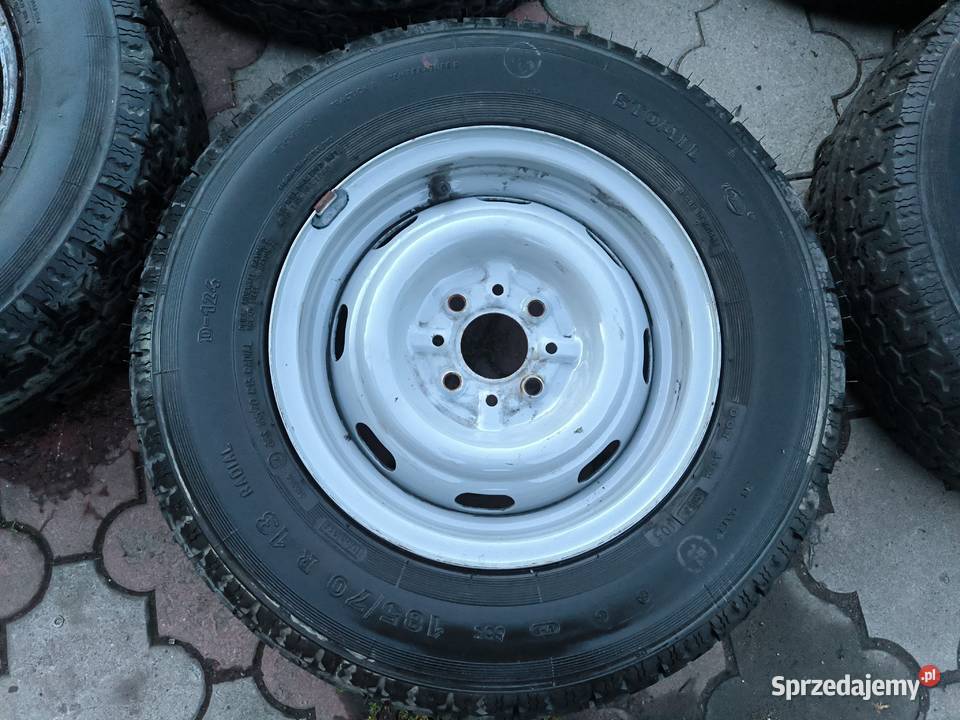 Polonez kolo 5 J13 4x98 opona DEBICA D 124 kola podkarpackie sprzedam