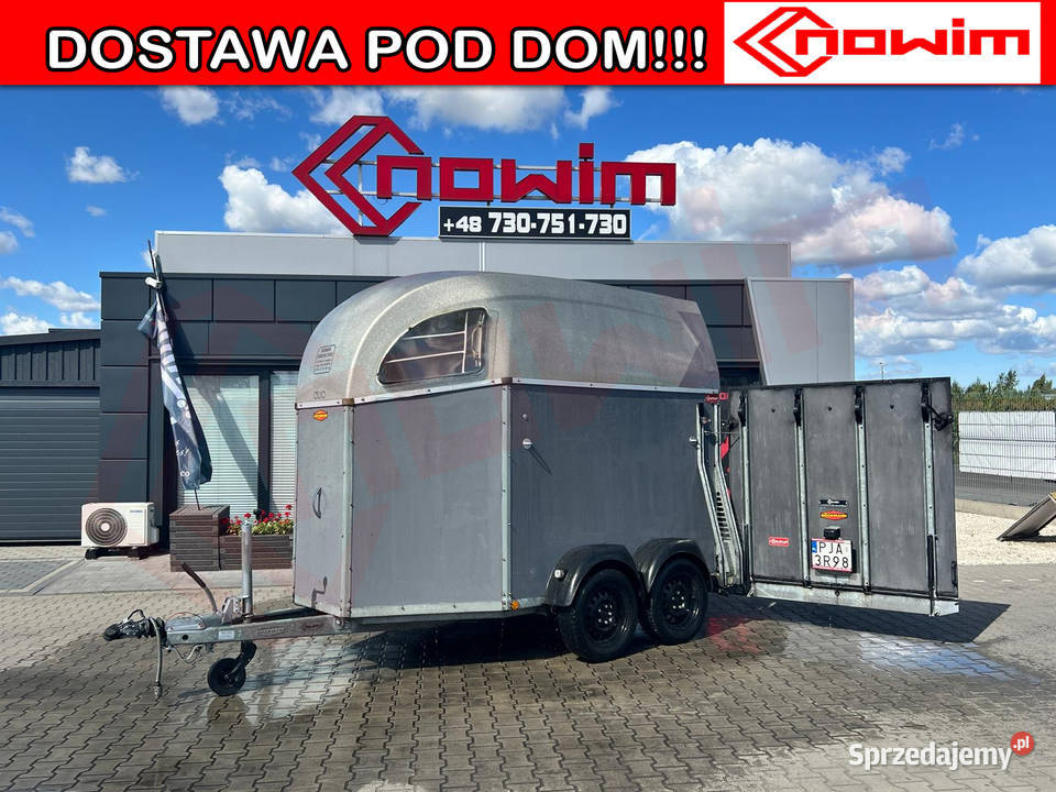 Przyczepa do 2 koni Boeckmann Duo koniara 2konna Do przewozu koni