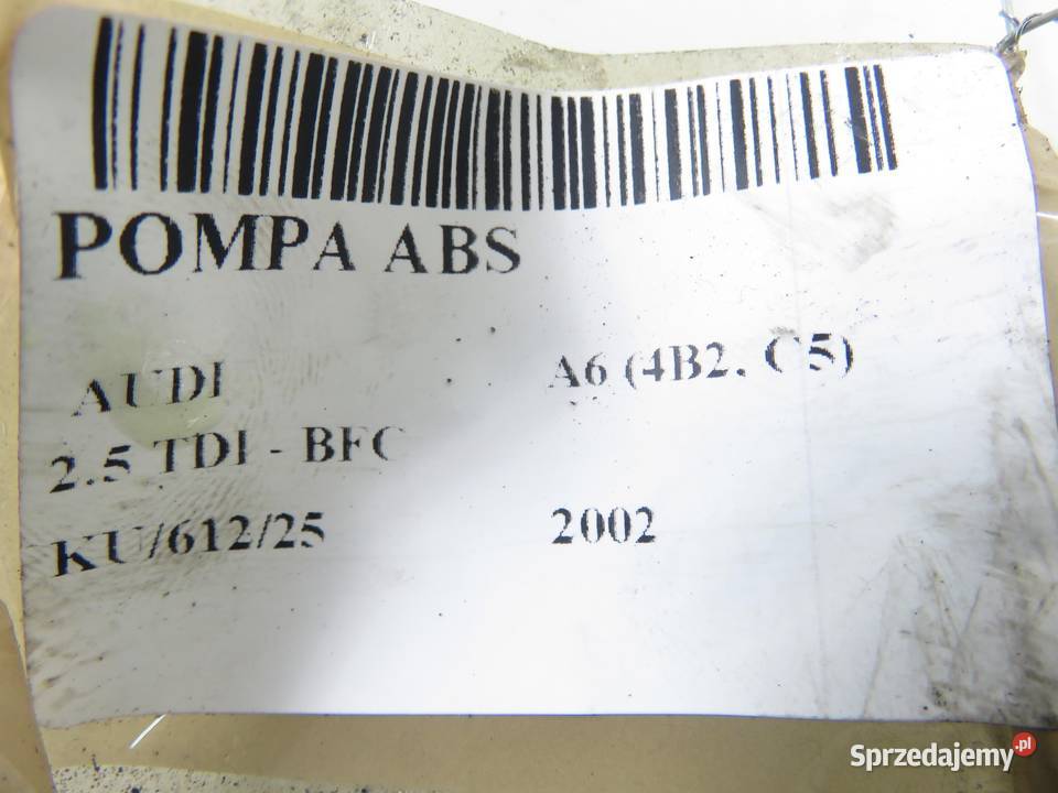 POMPA ABS AUDI A6 C5 0265950055