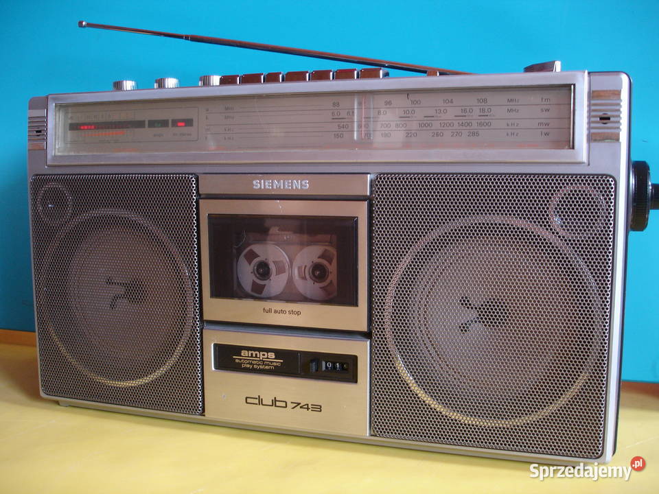 Radiomagnetofon SIEMENS CLUB 743 Zielona Góra