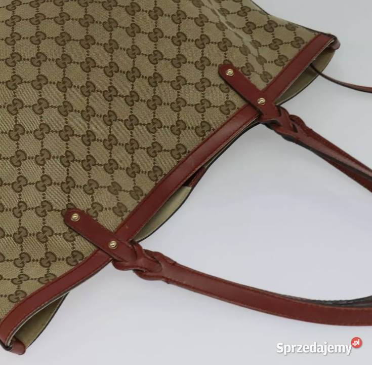 Oryginalna GUCCI GG Canvas Tote Bag Warszawa