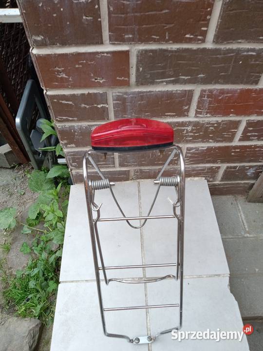 Romet Wagant PRL bagażnik chromowany plus lampa Bydgoszcz