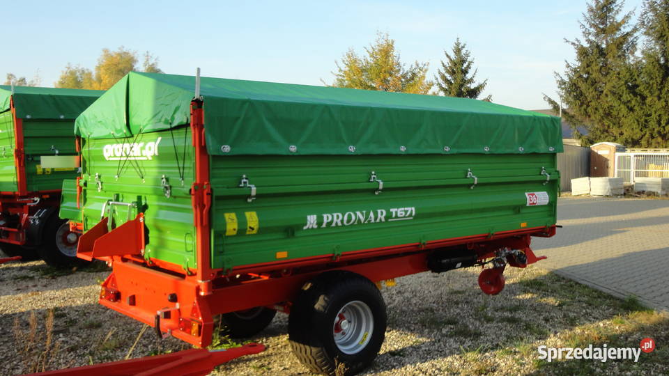 Przyczepa rolnicza Pronar T671 5T wywrotka łódzkie Sulejów sprzedam