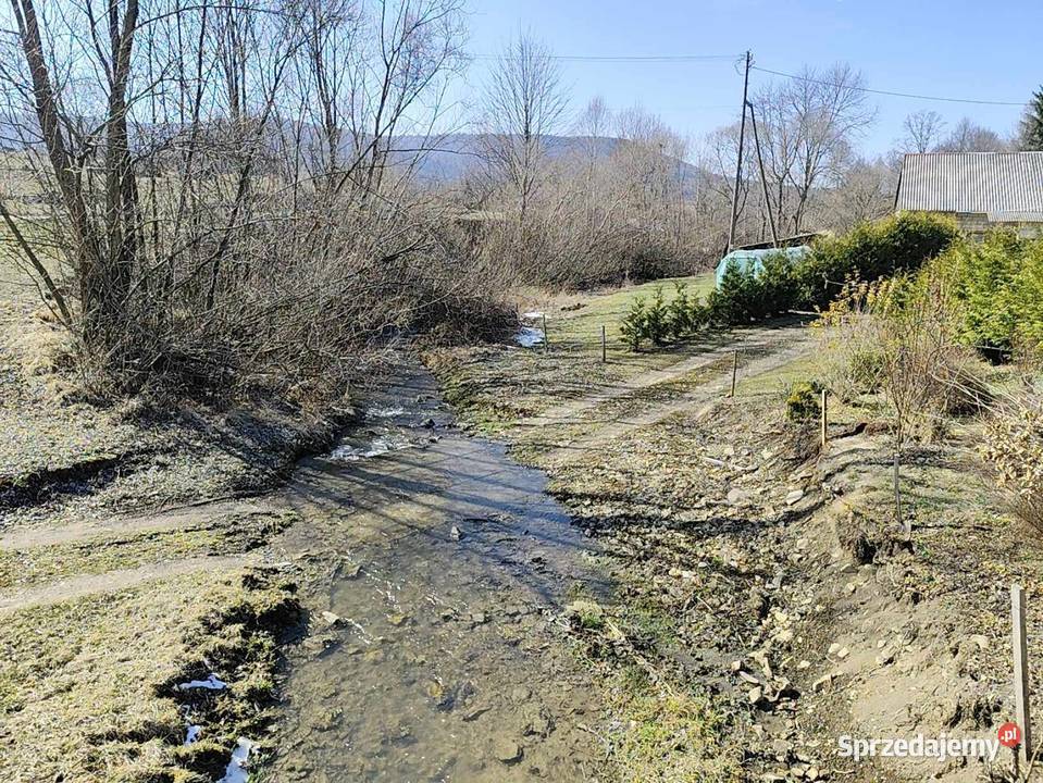 Widokowe działki Myscowa gmina Krempna podkarpackie