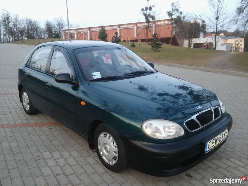 Daewoo Lanos 15 LPG ważne do 2022 Wspomaganie lakier metallic kujawsko-pomorskie Świecie