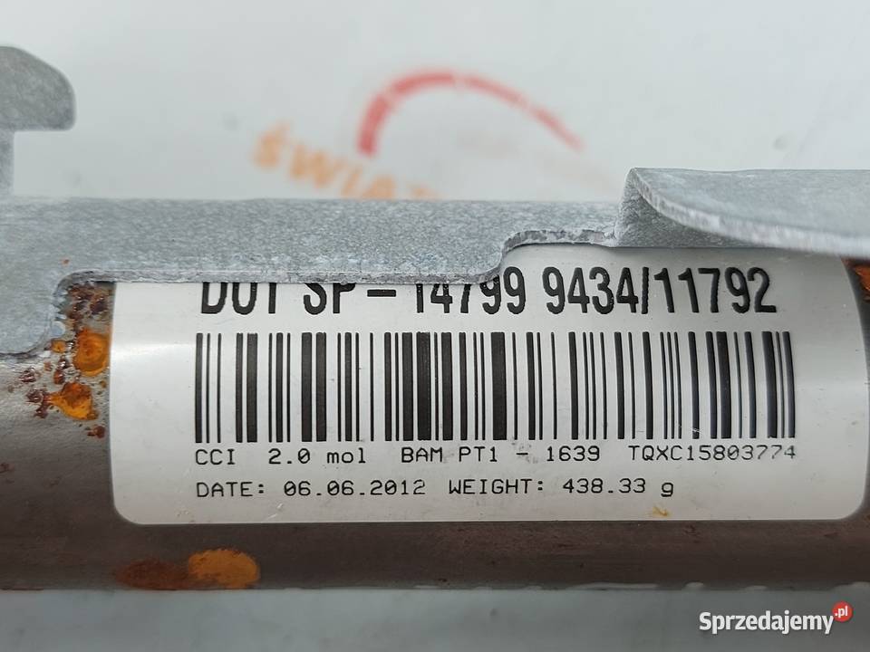 CITROEN DS4 12r kurtyna AIRBAG lewa 9687158780 Wyposażenie wnętrza Kielce