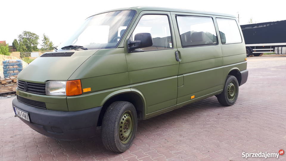 Transporter T4 24D z wojskaserwisowany centralny zamek Wąbrzeźno