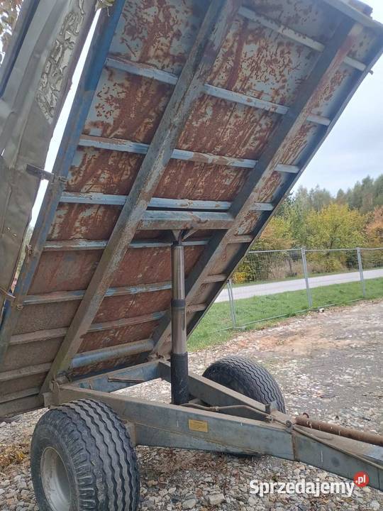 przyczepa rolnicza kiper Gisebo 5 ton wywrot