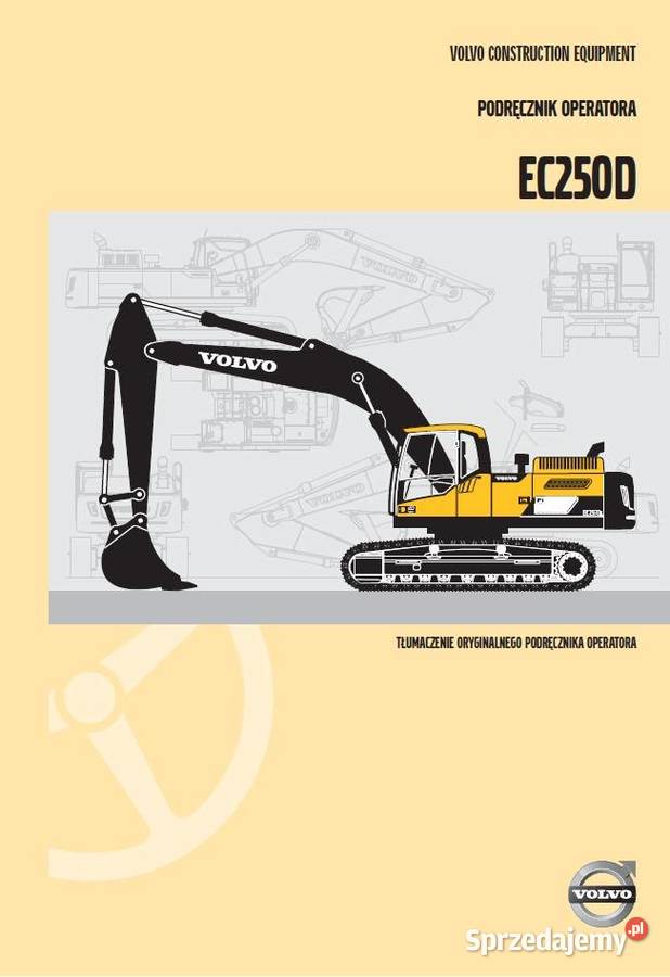 DTR Instrukcja obsługi VOLVO EC 180D EC 220D EC podkarpackie Rzeszów