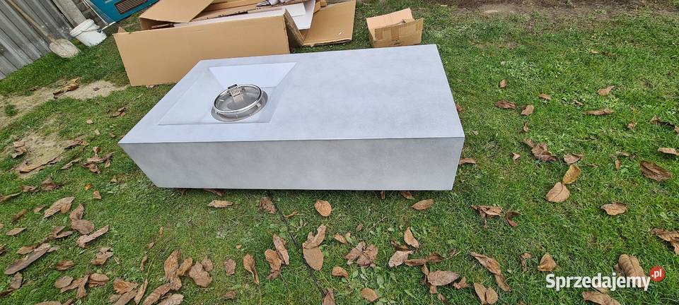 Stolik z biokominkeim gazowym Hucisko