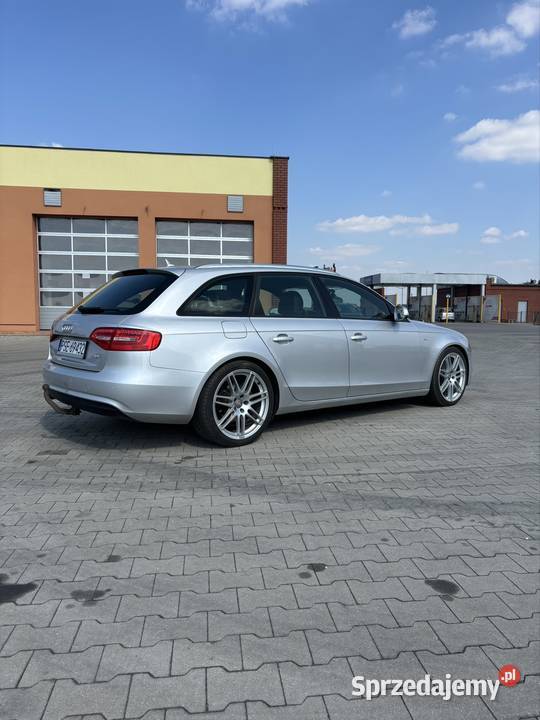 Audi a4b8 lift bogato wyposażona 20TDI 177 koni nieuszkodzony wielkopolskie Książ Wielkopolski