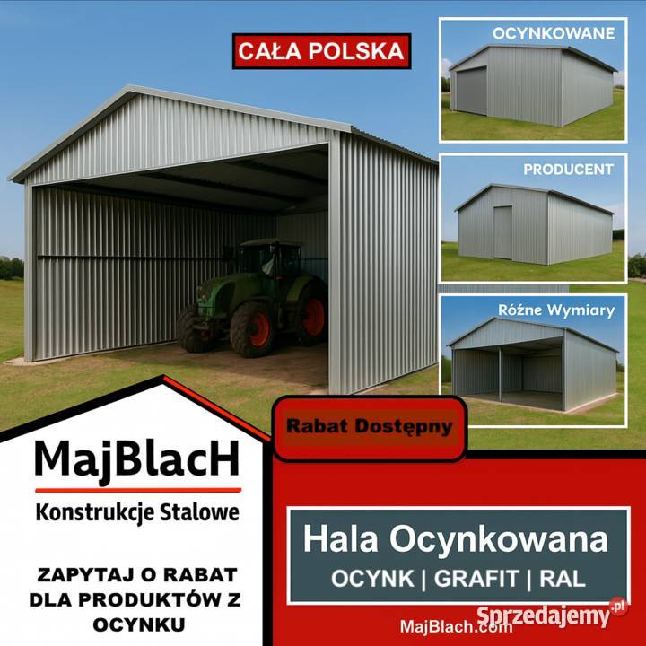 A108OBNIŻAMY CENY 15 Garaż Blaszany Montaż Ryki