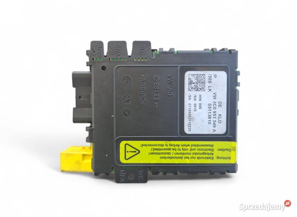 MODUŁ CZUJNIK KĄTA SKRĘTU VW PASSAT B6 Działoszyce