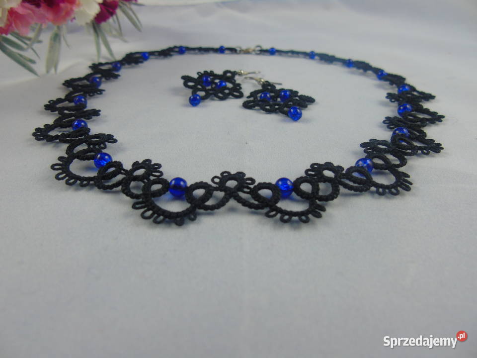 Biżuteria frywolitkowa małopolskie Wiśniowa sprzedam