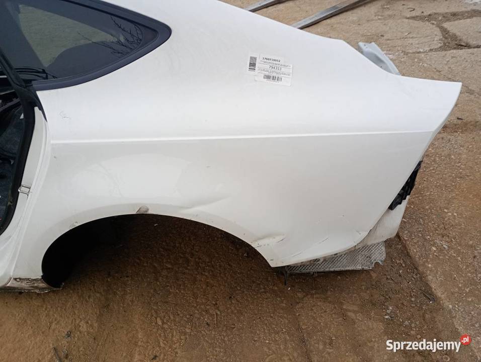 KAROSERIA ĆWIARTKA BŁOTNIK TYŁ LEWY PRÓG DACH