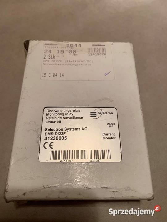EMR DI22F Current Monitoring Relay 240V 2CO Warszawa