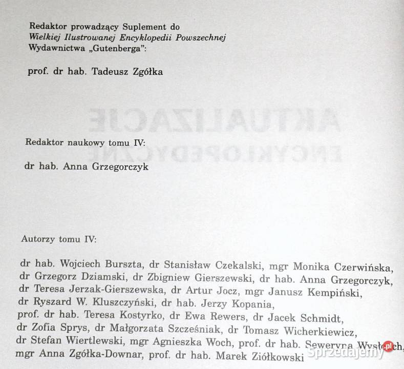 Aktualizacje Encyklopedyczne Kulturasztuka Tom 4 Rok wydania 1997 Chełm
