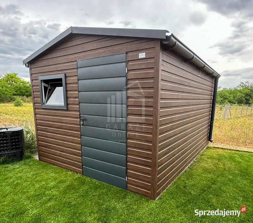 Schowek domek ogrodowy 27x35m drzwi okno rynny sprzedam