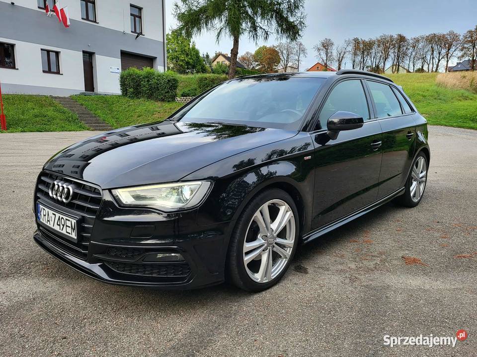 Audi A3 Sportback 2015r Pełny S line 14 TFSI 150 Krzeszowice