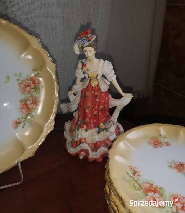 Secesyjny serwis na 6 osób sygnatura numeryczna Gdańsk