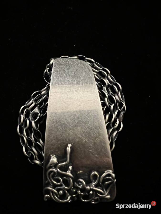 Srebrny autorski wisior z łańcuchem srebro 92t srebro Warszawa