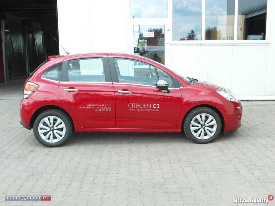 Citroen C3 czerwony benzyna Białystok sprzedam