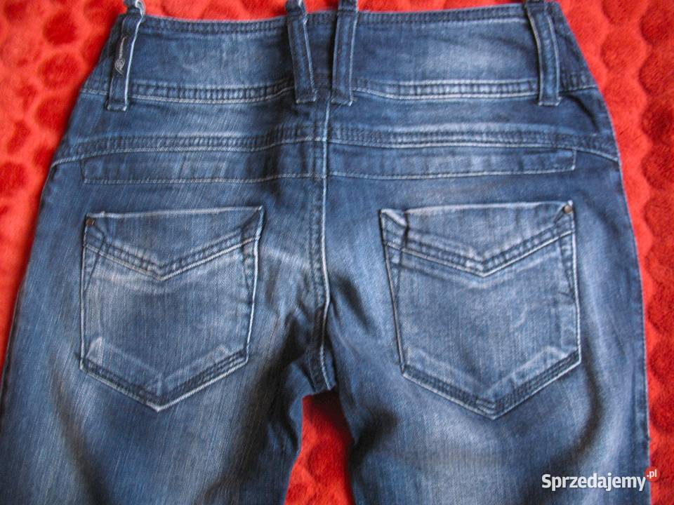 Spodnie damskie jeans 36 S biodra 90 Zara Bez wzoru Siedlce