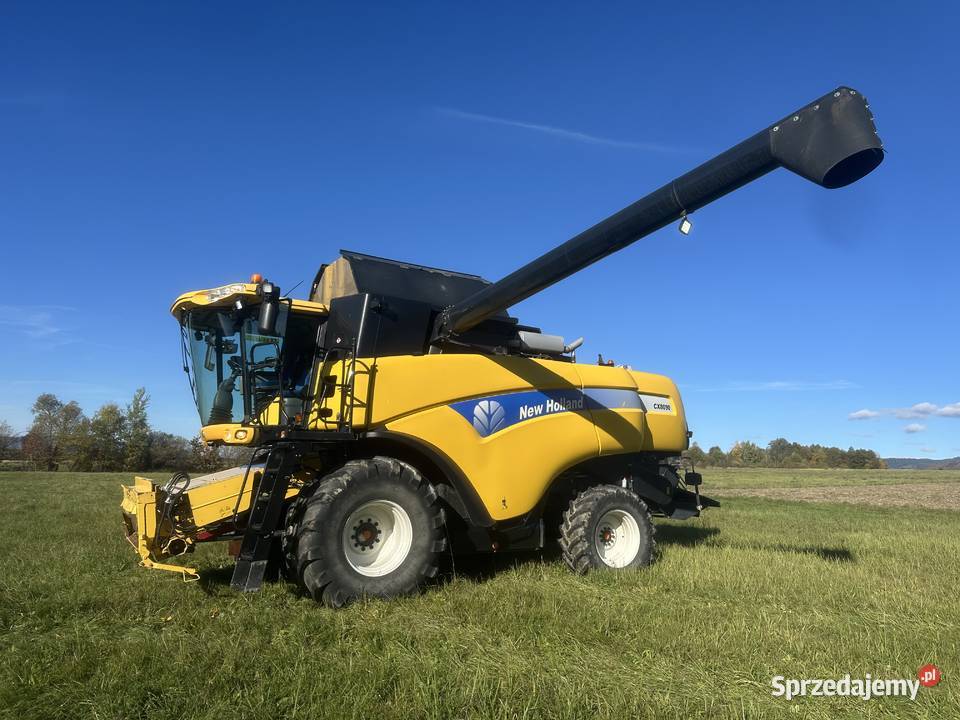 Holland CX 8080 2009 Heder 730 Vario Kabina Zbożowe dolnośląskie Szklarnia