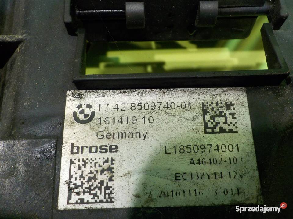 BMW 5 F10 20 D 11r SEDAN 4D wentylator chlodnicy osobowe Wentylatory chłodnicy