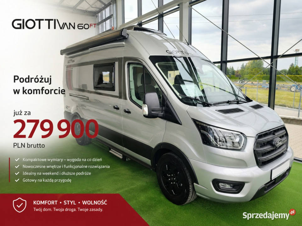 samochody kempingowe Giottiline GiottiVan 60FT Gaj