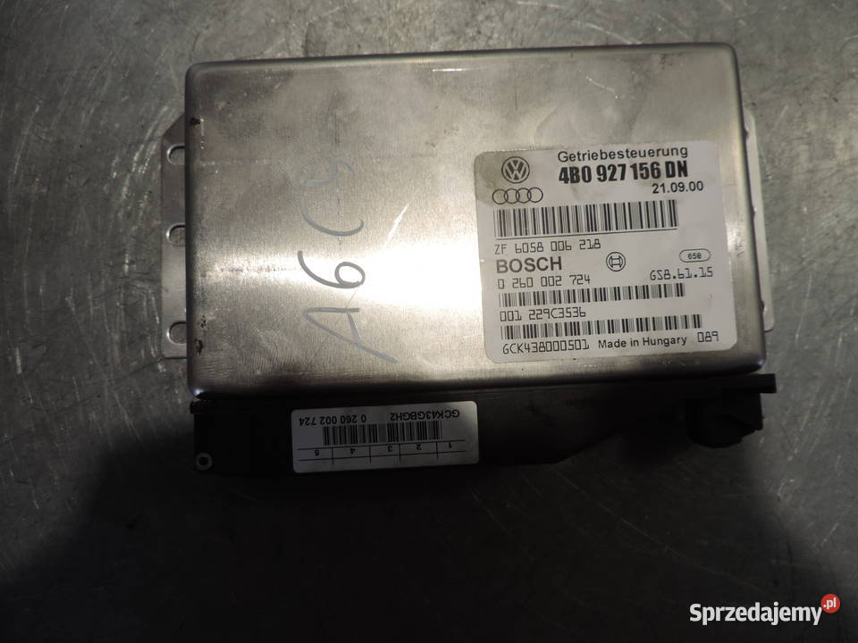 STEROWNIK SKRZYNI AUDI A6 C5 4B0927156DN sprzedam