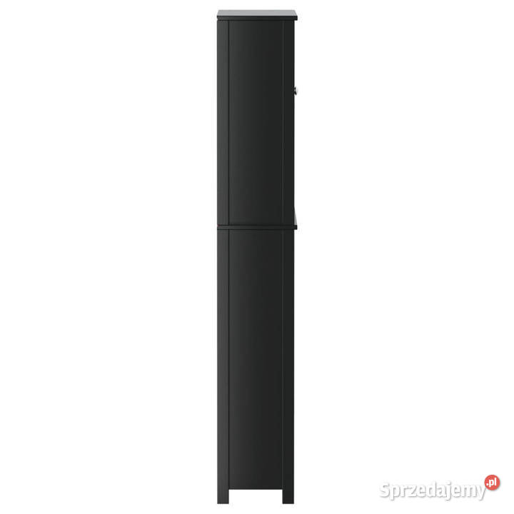 Szafka pralkę BERG czarna 76x27x1645 lite drewno Pozostałe Warszawa