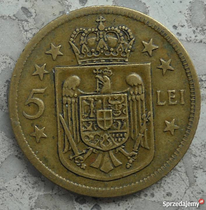 RUMUNIA5 LEI1930 r MIHAI Numizmatyka Legionowo