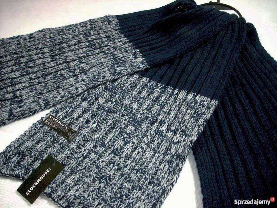 CA super szalik GRANAT melanż i CZARNY NOWY Dla mężczyzn Nowy Sącz