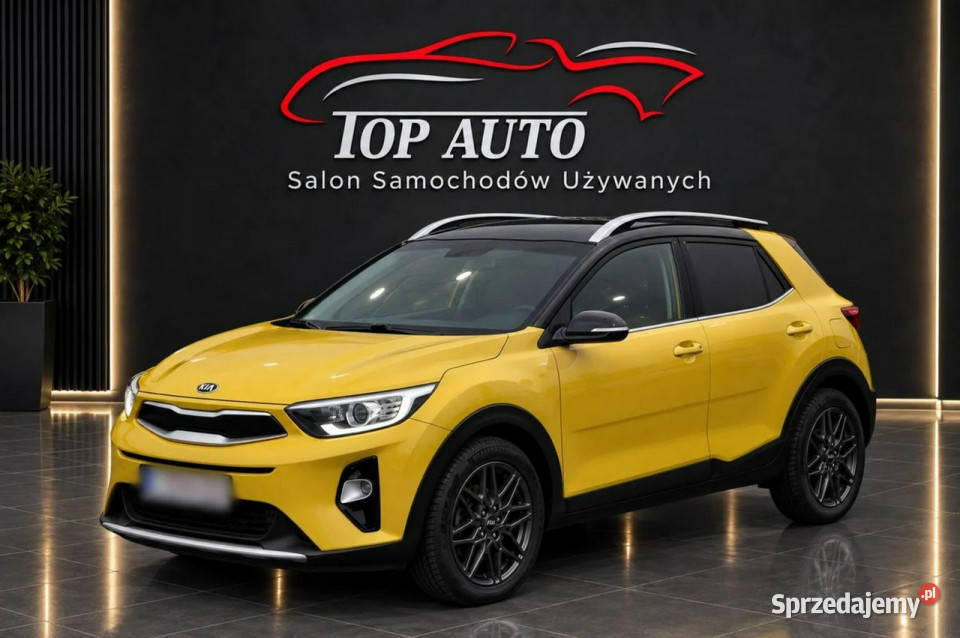 Kia Stonic KIA STONIC 10 TGDI 120 80 Czarny Dach mazowieckie Warszawa