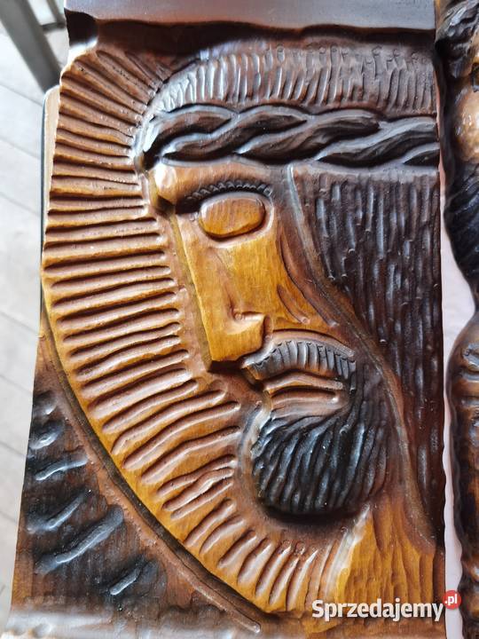 Pantokrator Ręcznie Rzeźbione Ikony w drewnie