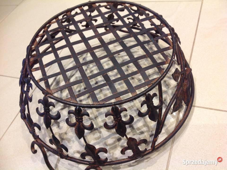 Koszyk Patera Metalowa Metaloplastyka Nowa Sól