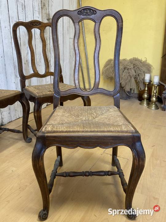 PROMOCJA Zestaw 4 krzeseł Francja antyk Poznań sprzedam