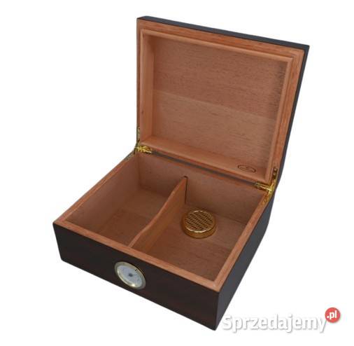 Ciemny Humidor z Drewna Cedrowego Profesjonalne Ostrowy nad Okszą