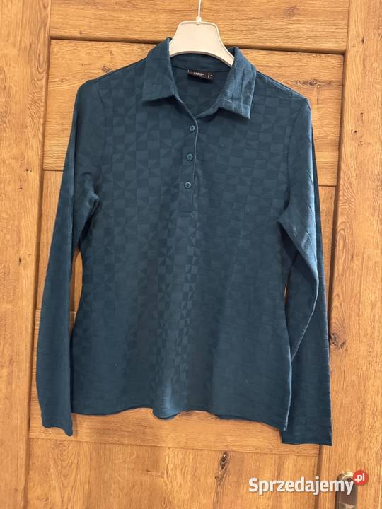 Koszula damska S Carry z kołnierzykiem zielona z kołnierzykiem Częstochowa