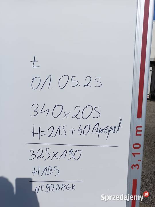 KOMORA CHŁODNICZA IZOTERMICZNA ZEWNETRZNA Laskowa sprzedam