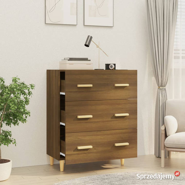 Szafka brązowy dąb 70x34x90 materiał Szafki Warszawa
