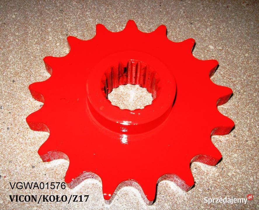 Koło łańcuchowe Z17 1 fi 40 mm wielowpust do Czekanów sprzedam