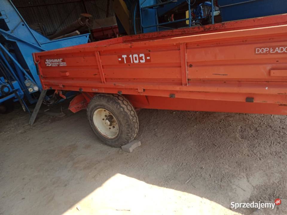 Przyczepa Agromet T 103 z kiprem Fabrycznna Bochnia