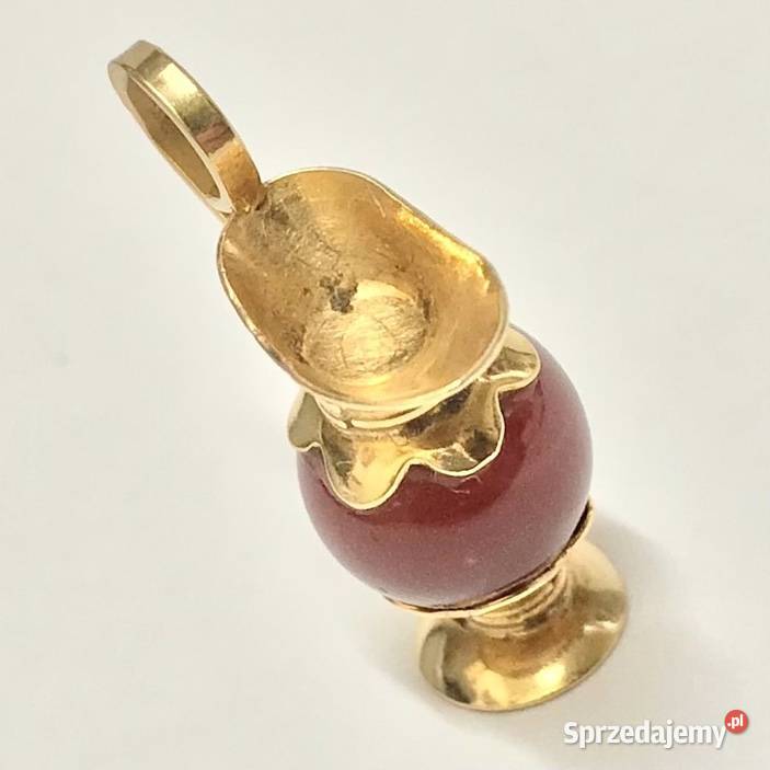Złoty WISIOREK zawieszka 750 18K cudowny DZBANEK Pozostałe