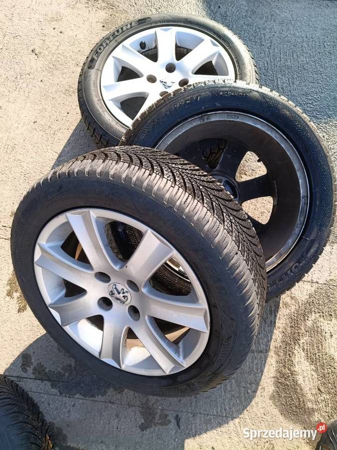 Alufelgi z oponami 4x108 16 peugeot Bystrzyca Kłodzka